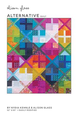 quilt pattern by Alison Glass paper piecing , X block, Plus block