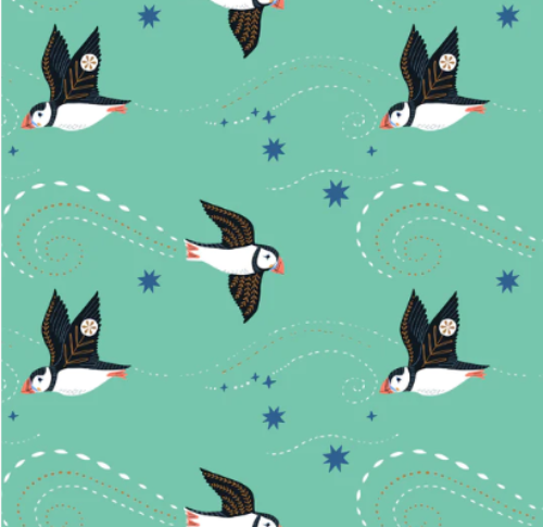 Arctic Puffins by Bethan Janine for Dashwood Studios ARC 2205 Mint