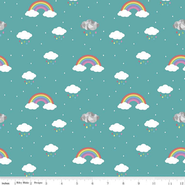 kirsty lea dream in color vivid teal rainbow cloud