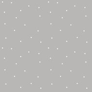 Hexie Sprinkle on Gray from the Imagine fabric collection by Quiet Play Kristy Lea for Riley Blakes Designs scattered tiny white hexie hexy geometric shapes on a dove grey background  high quality material for quilts garments bags and other sewing projects