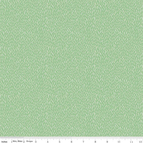 dense scattered cream cactus needles on a leaf green background Arid Oasis Barbed Abundance in Leaf Green by Melissa Lee for Riley Blake Designs  high quality cotton fabric for quilts garments clothing sewing projects bags 