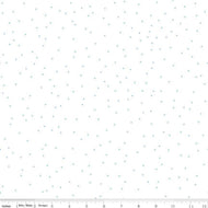 Riley Blake Designs Pin Dot in Aqua basics background  for quilts garments sewing high quality 