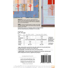 Load image into Gallery viewer, Carolyn Friedlander pattern intermediate foundation paper piecing mini quilt scrap  friendly Pine trees

