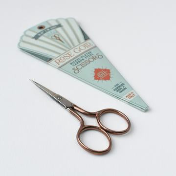 Italian Rose Gold Snips Scissors Copper Cover Sharp High Quality notion