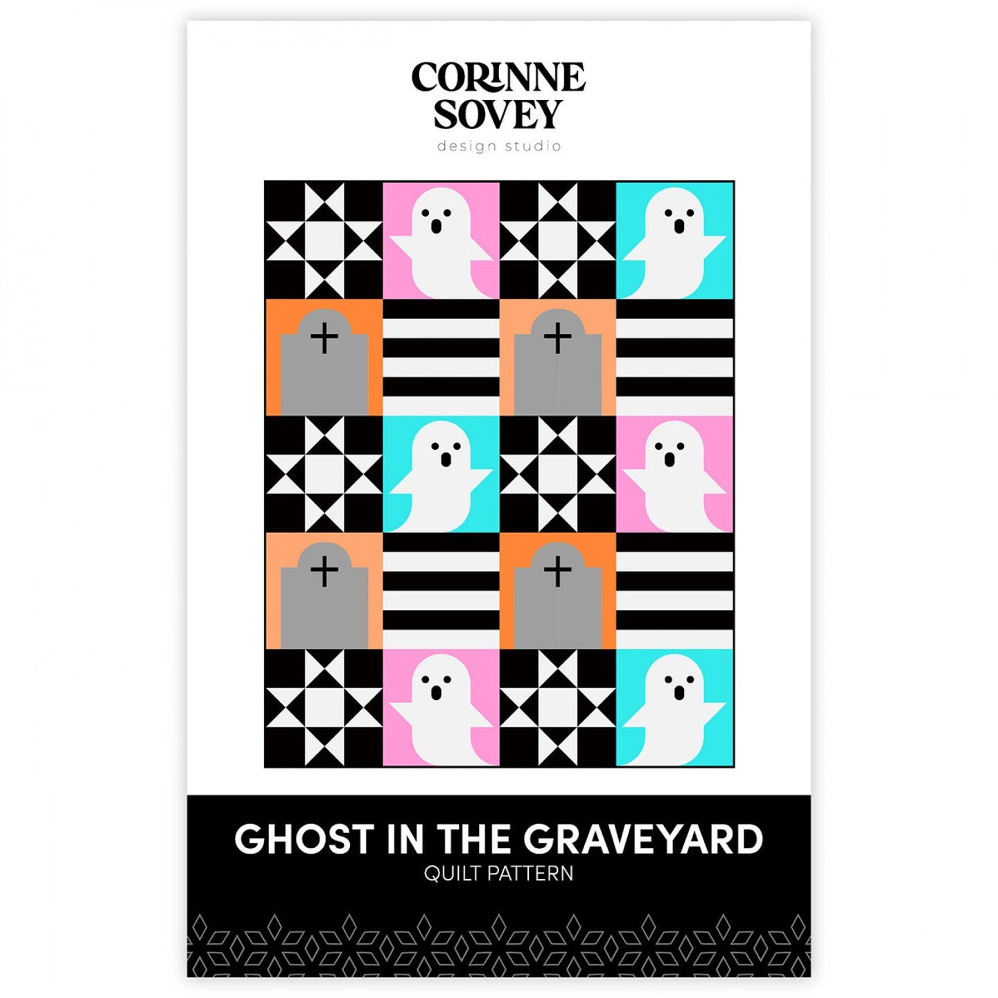 Ghost in the Graveyard Quilt Pattern by Corinne Sovey