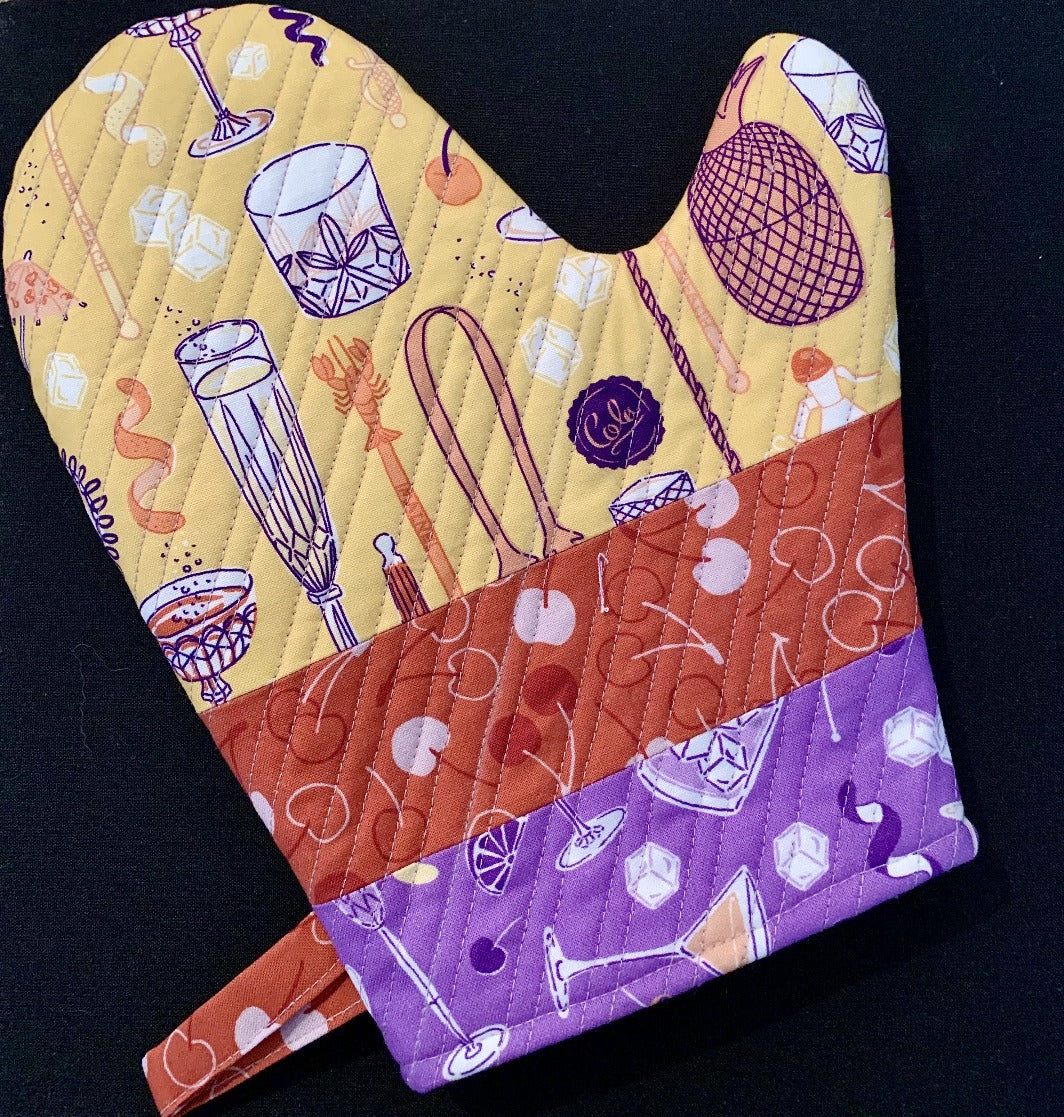 Clink  by Figo Fabrics Oven Mitt Kit