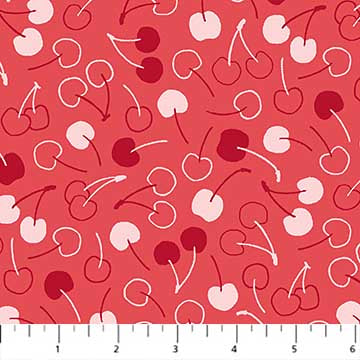 Figo Fabric Clink Collection Cherries red quilt fabric cocktail tiki novelty retro