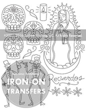 Load image into Gallery viewer, Sublime Stitching Embroidery Transfers Dia de los muertos
