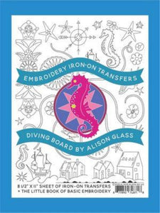 Alison Glass Iron On Embroidery Transfers Diving Board