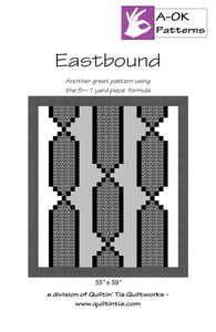 Eastbound quilt pattern by A-OK patterns 5 yard formula Irish chain alternative design