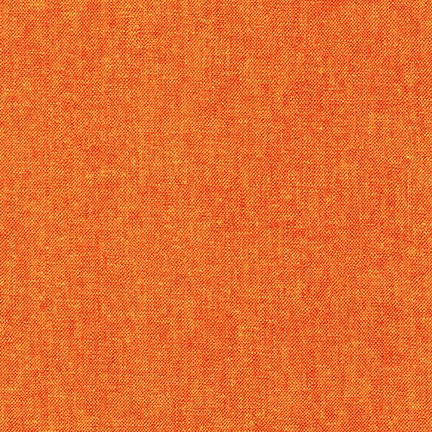 Essex Yarn Dyed Flame Red Orange Linen Robert Kaufman fabric