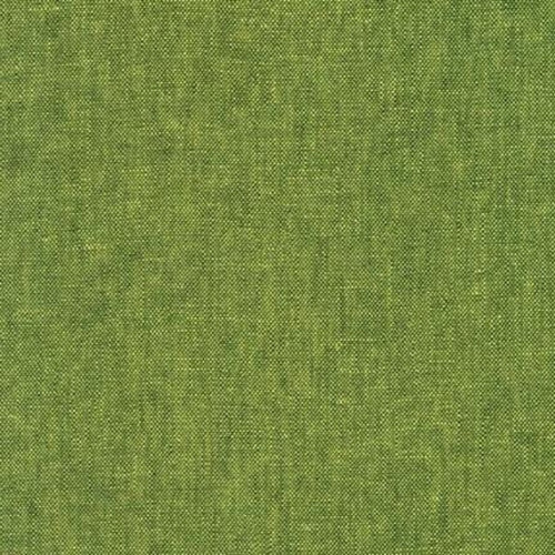 Robert Kaufman Yarn Dyed Essex Linen Palm Green Lime Pickle Fabric
