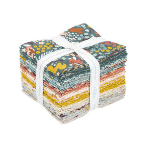  This Fat Quarter precut bundle includes 21 pieces from the Fairy Dust collection by Ashley Collett Design for Riley Blake Designs.(18"x22")