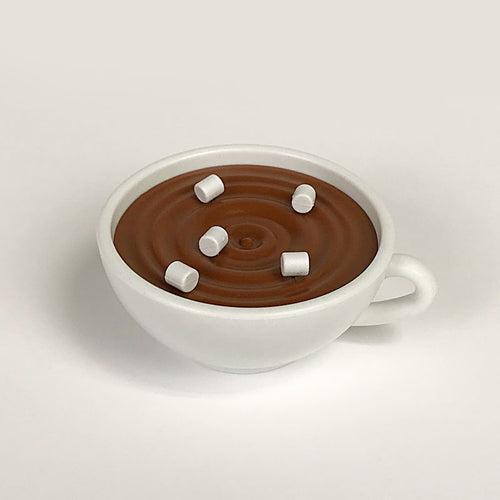 Genuine Fred Cup of Hot Chocolate Marshmallow pushpins novelty gift 