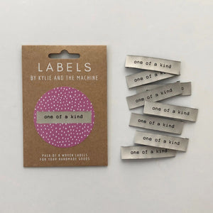 One of a Kind Woven Label Package of 8