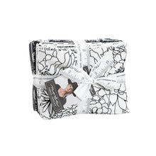 Load image into Gallery viewer, black white Gray Grey hand drawn lines Alli K designs cotton fabric Moda fat quarter bundle
