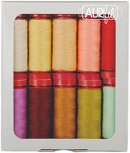 Load image into Gallery viewer, Farmhouse Wools Collection 10 Small Spools Wool 12wt Aurifil by Fig Tree &amp; Co.
