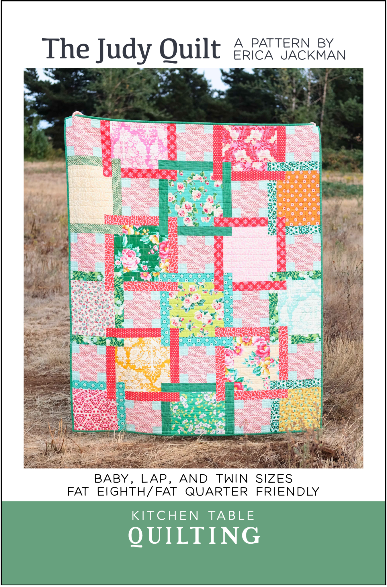The Judy Quilt Pattern Kitchen Table Quilting Beginner Friendly Multiple Sizes
