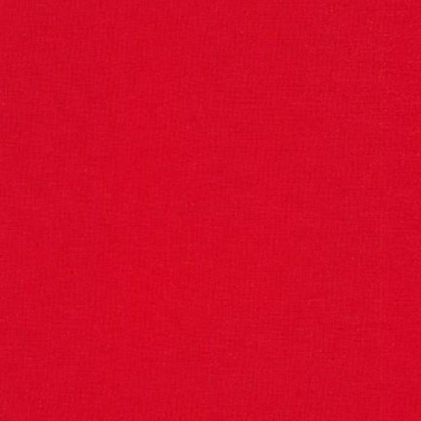 K0001 1308 Kona Solid Robert Kaufman Red cotton quilting fabric