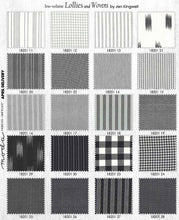 Load image into Gallery viewer, cotton woven neutrals by jen kingwell black, grey, ivory
