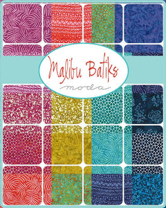 Kate Spain jelly roll malibu bright colors batik