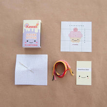 Load image into Gallery viewer, Marvling Bros Brothers Kawaii Kross Cross Stitch in a Matchbox kit made in England UK 
