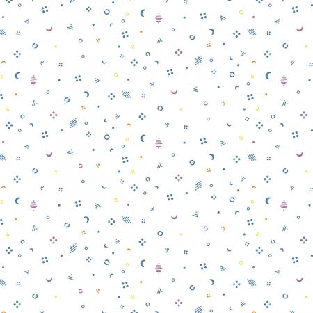 RJR miniature minis dot dot dot low volume in teal background fabric