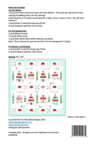 Tasha Noel Pixie Ville Row Quilt Pattern P117-PIXIEVILLE