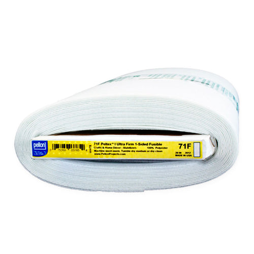 Peltex 71F Pellon 1 sided fusible ultra firm stabilizer white