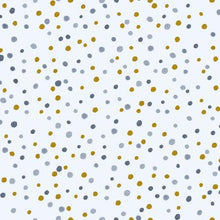 Load image into Gallery viewer, Cotton and Steel Chill Out Pow Pow Snow Metallic Background Fabric
