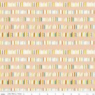 Riley Blake Designs Littlest Family's Big Day Library blush tiny books pink yellow blue fussy cut