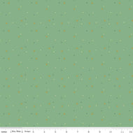 Alpine Sparkler Sparkle Metallic Green Plus Sign metallic Riley Blake Designs basic Melissa Mortenson cotton quilting garment project fabric material