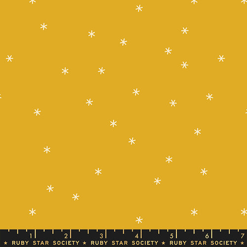 Goldenrod Gold Yellow Ruby Star Society Moda Fabric Material Cotton