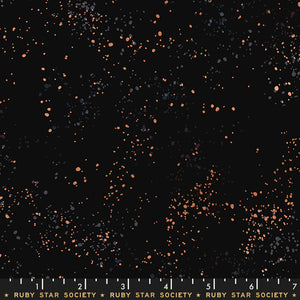 Ruby Star Society Speckled Black Metallic Fabric Quilt 