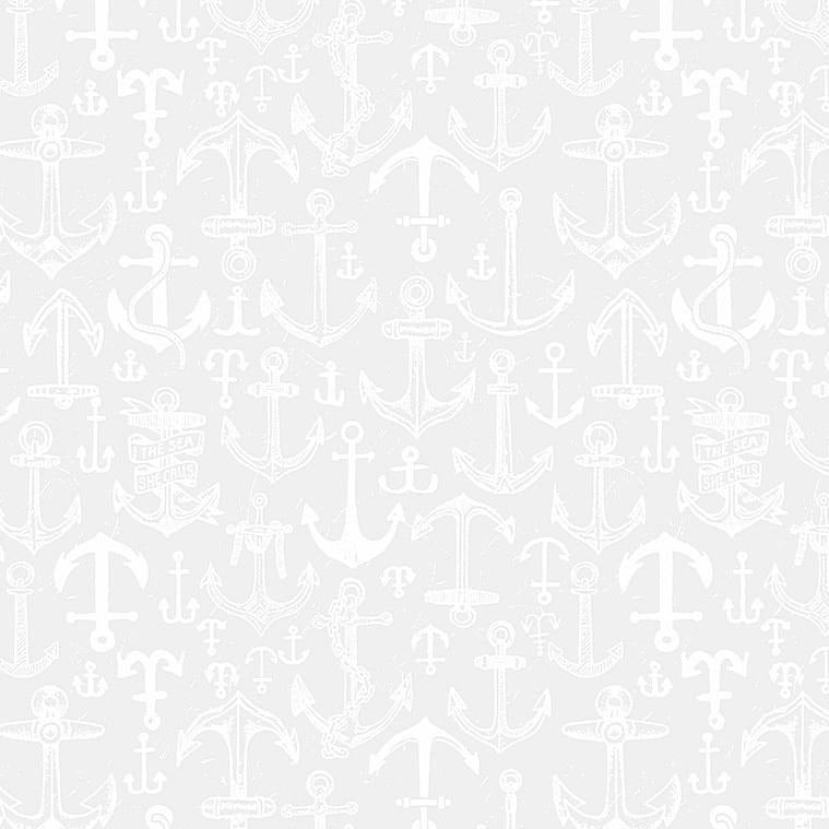 Dear Stella Monochrome White Anchors Aweigh