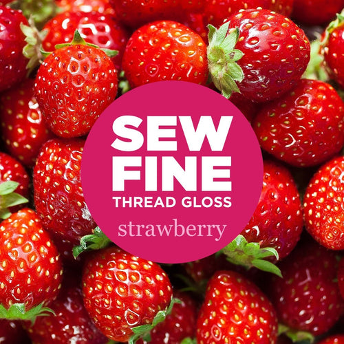Sew Fine Thread Gloss Strawberry scent conditioner organic beeswax scented 