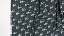 Load image into Gallery viewer, Cotton+Steel London Town Take Me to Stonehenge Dark Teal
