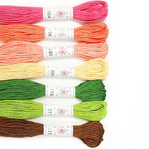 Egyptian Cotton Mercerized embroidery floss Flowerbox Palette Sublime Stitching thread