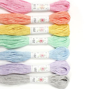 Egyptian Cotton Mercerized embroidery floss Frosting Palette Sublime Stitching thread