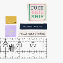 Load image into Gallery viewer, Kylie + the Machine KATM Sweary Sewist 2.0 Sewing quilt garment bag labels 
