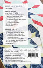 Load image into Gallery viewer, Thimble Blossoms Camille Roskelley Simply Swoon quilt pattern baby throw bed size quilt instructions directions 
