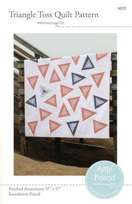 Improv paper piecing template random modern