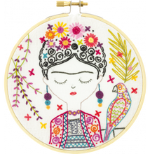 Load image into Gallery viewer, Jolie Frida Embroidery Kit Made in France
