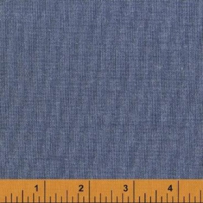 Artisan Solid Cotton by Another Point of View for Windham Fabric denim blue cross dyed quilter weight cotton