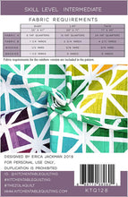 Load image into Gallery viewer, The Zola Quilt pattern by Kitchen Table Quilting baby lap twin size fabric requirements
