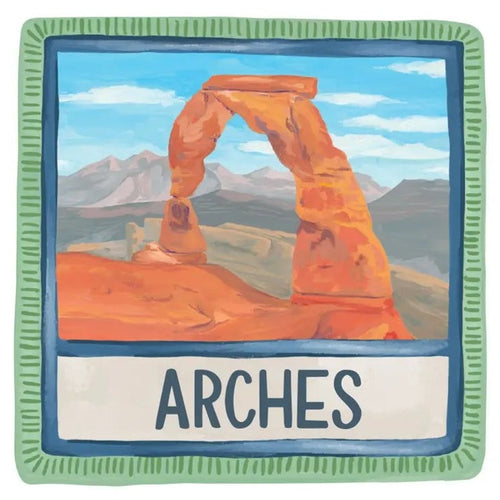 Aqua Arches Kitchen Towel - 1canoe2