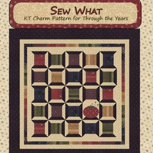 Load image into Gallery viewer, quilt pattern Kansas Troubles Moda charm pack thread spools
