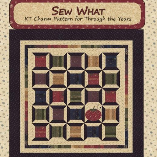 quilt pattern Kansas Troubles Moda charm pack thread spools