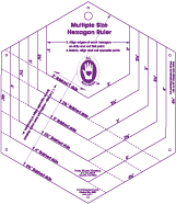 fussy cut hexagon marti michell