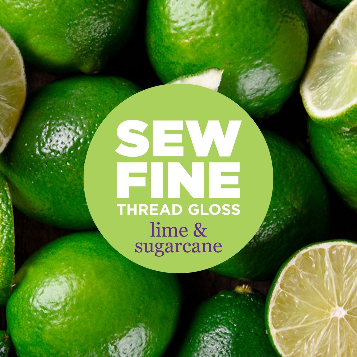 Sew Fine Thread Gloss Lime & Sugar Cane